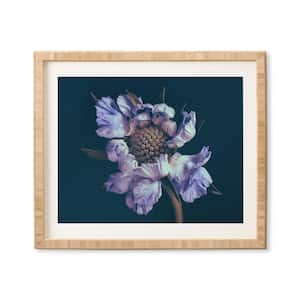 "Purple honeycomb" by Morgan Kendall Bamboo Framed nature Art Print 14 in. x 16.5 in.