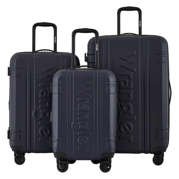 3-Piece Dark Sapphire Hard Side Vertical Luggage Set with Spinner Wheels