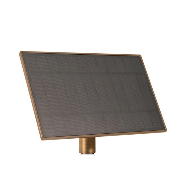 VOLT 235 Lumen Brass Bronze Solar Integrated LED Landscape Spot