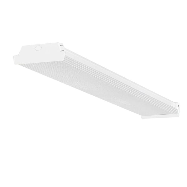 4 ft. 5000 Lumens Integrated LED Dimmable White Wraparound Light, 40W LED Flush Mount Light 3CCT(3500k/4000K/5000K)