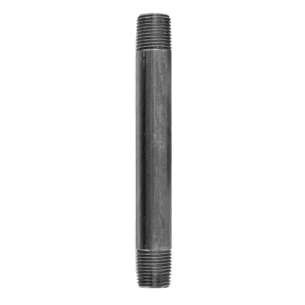 STZ 1/2 in. x 7 in. Black Steel Nipple