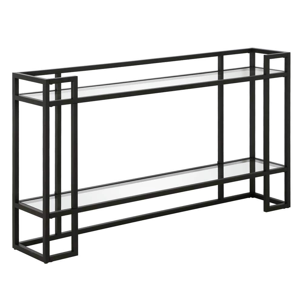 Meyer&Cross Uriel 52 in. Blackened Bronze Rectangle Glass Meyer&Cross Uriel 52 in. Blackened Bronze Rectangle Glass