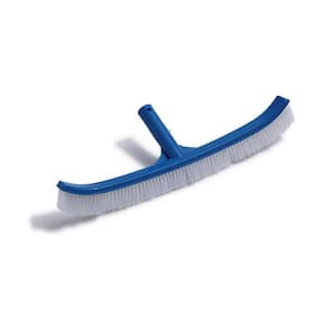 8210 18 in. Curved Swimming Pool Spa Wall and Floor Brush with Bristles