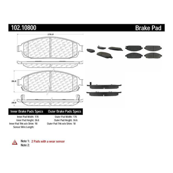 Centric Parts Disc Brake Pad Set