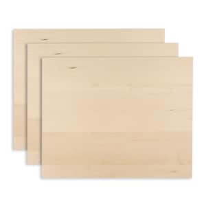 3/4 in. x 16 in. x 20 in. Edge-Glued Basswood Hardwood Boards (3-Pack)
