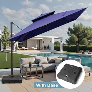 CLOUDFLY 11 ft. x 11 ft. Cantilever Umbrella with 360° Rotation 2