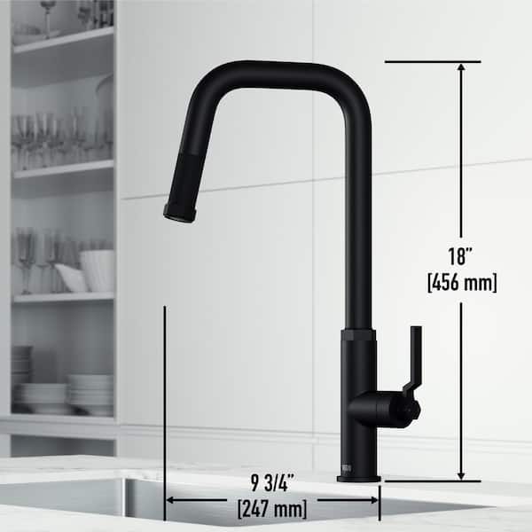 VIGO Utopia Single Handle Pull-Down Sprayer Kitchen Bar Faucet - Kitchen  Faucets - Kitchen