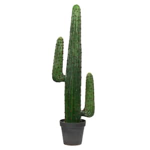 49 in. Green Artificial Cactus Plant In Pot