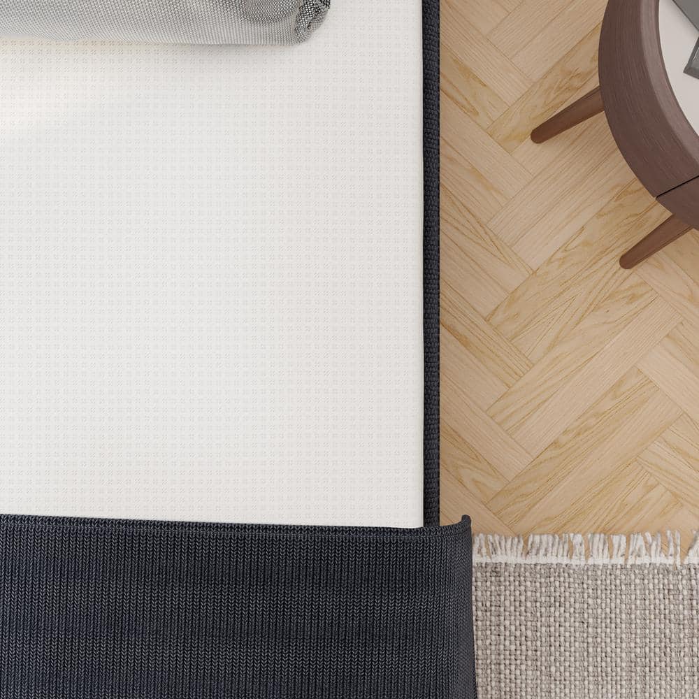 Twin XL White Gel Memory Foam Innerspring Sofa Bed