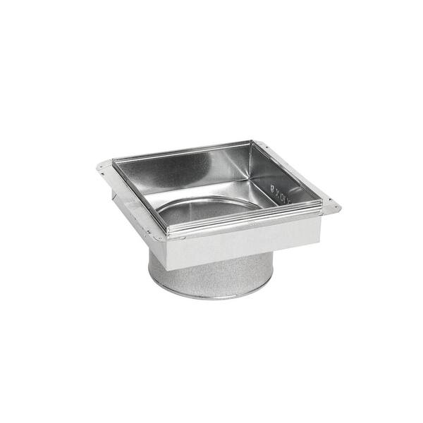 Master Flow 12 In X 12 In To 8 In Ceiling Register Box CRB12X12X8