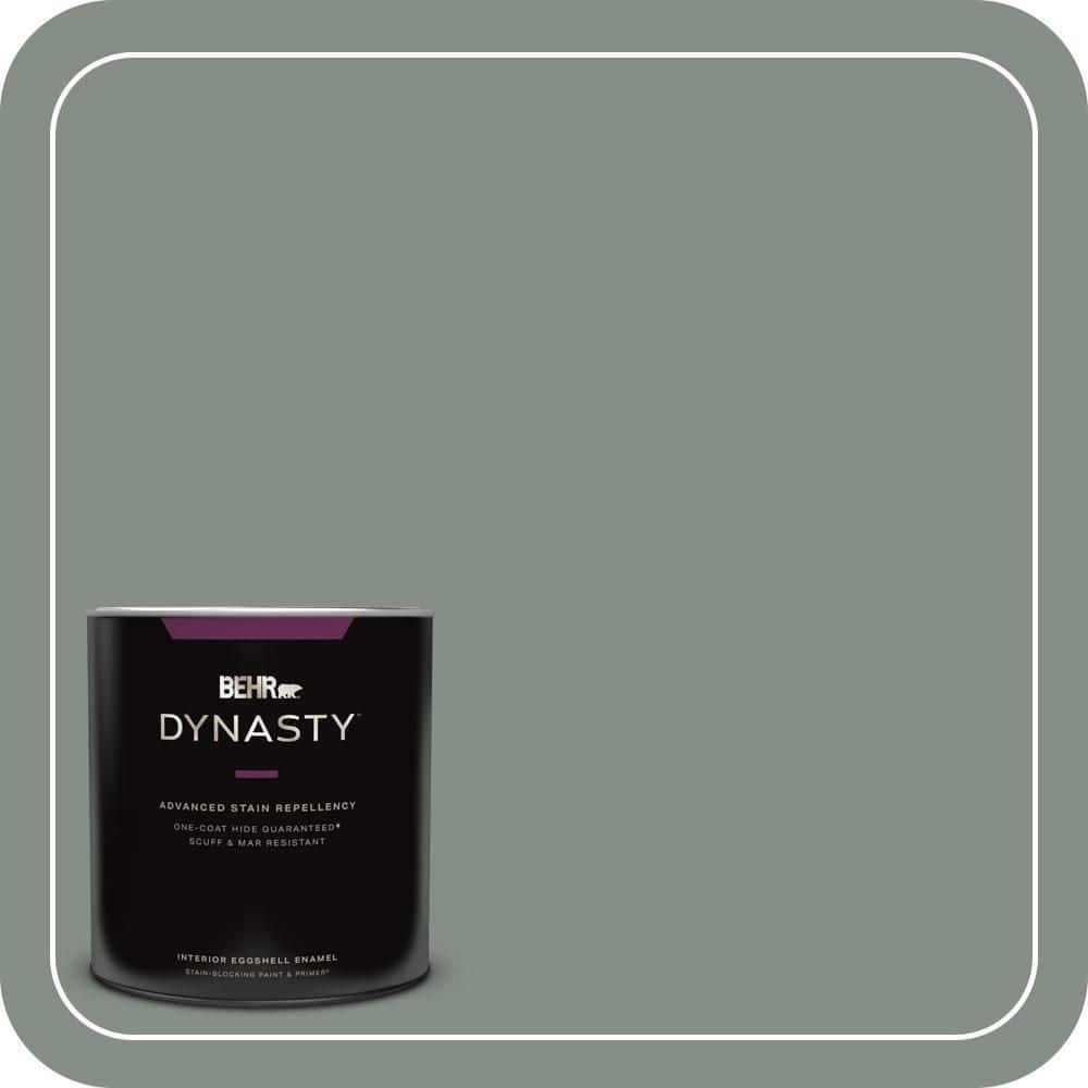 1 qt. #ECC-49-3 Forest Moss Eggshell Enamel Interior Stain-Blocking Paint and Primer price history on PriceWatchPro
