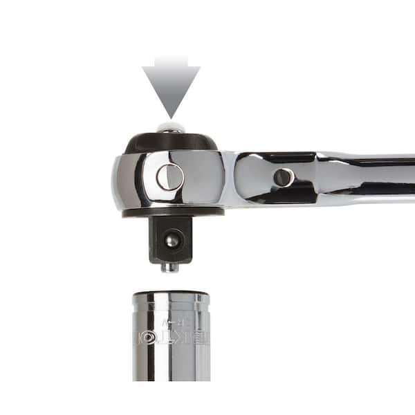 TEKTON 1/2 in. Drive 12 in. Swivel Head Ratchet 1492 - The Home Depot