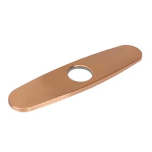 Overall Length 10 in., Height 0.3 in., the Hole Diameter 1.5 in. Kitchen Sink Faucet Hole Cover Deck Plate Made in Brass