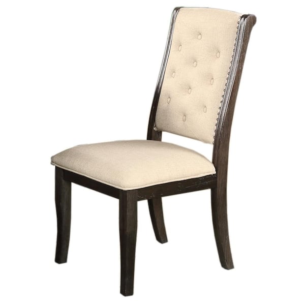 Best Master Furniture Shachar Espresso Side Chairs (Set of 2)