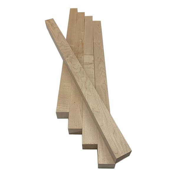2 in. x 2 in. x 3 ft. Maple S4S Board (5-Pack)