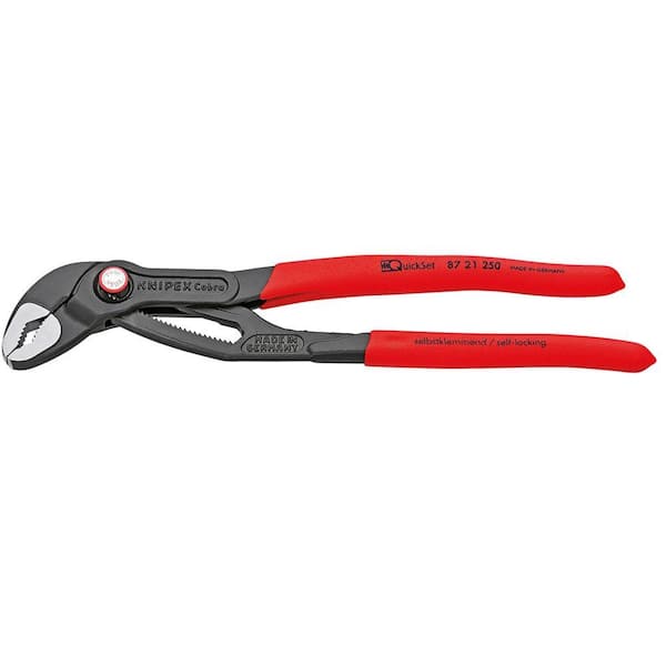 KNIPEX 10 in. Cobra Pliers with Quick Set Functionality