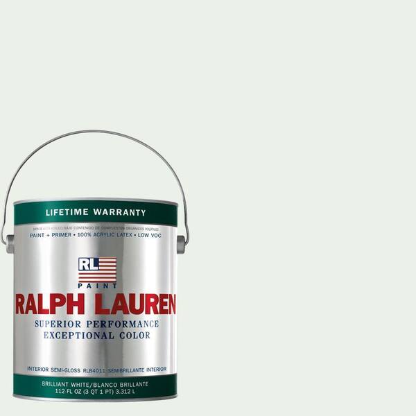 Ralph Lauren 1-gal. Picket Fence White Semi-Gloss Interior Paint