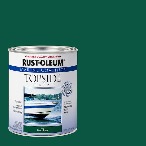 Rust-Oleum Marine 1 qt. Gloss Deep Green Topside Paint