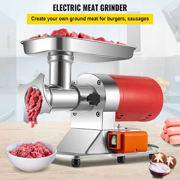 VEVOR 1100-Watt Red Electric Meat Grinder 661 lbs./Hour Meat