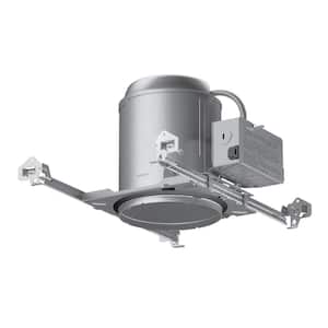 E26 5 in. Air-Tite IC Rated New Construction Aluminum Recessed Housing for Ceiling, Insulation Contact