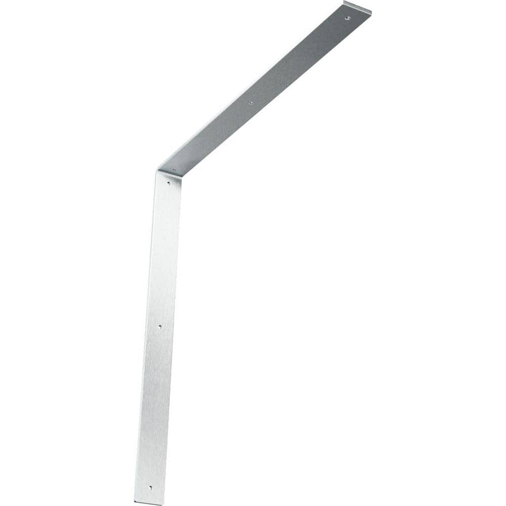 Ekena Millwork 2 W x 24 D x 24 H Hamilton Steel Bracket  Unfinished