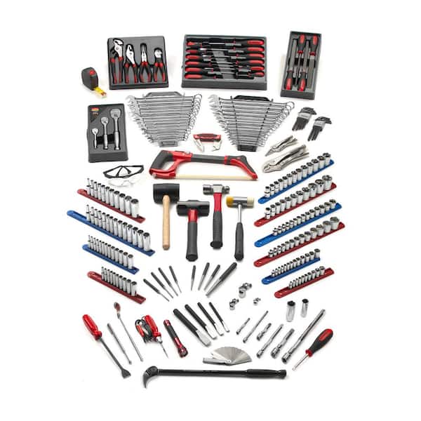 vriendelijk privaat Cursus GEARWRENCH Career Builder TEP Starter Tool Set (218-Piece) 83091 - The Home  Depot