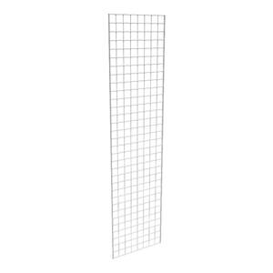 white or black 2FT slat or grid wall perforated metal shelf SET OF 4 