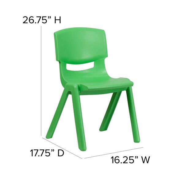 Carnegy Avenue Green Kids Chair 2 Pack CGA YU 481961 GR HD The