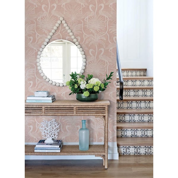 Biscayne Coral Pink Flamingo Beach Wallpaper