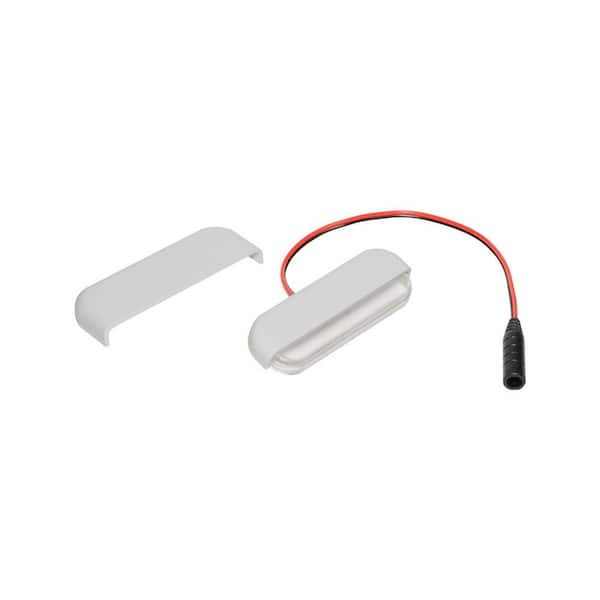 Fiberon Stair Riser/Post Light in Tranquil White (2-Pack)