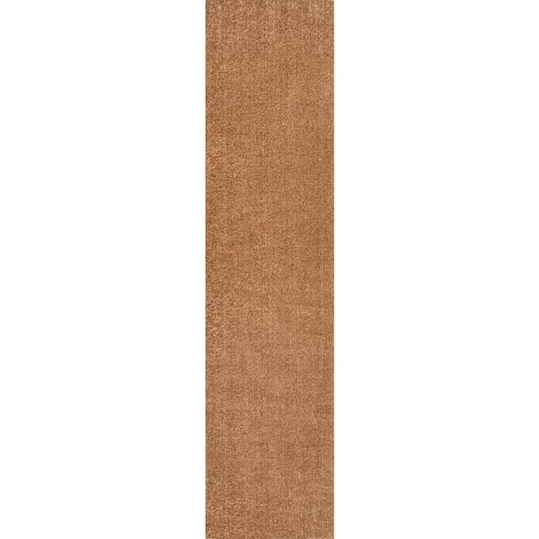 Terra 2 ft. x 8 ft. Twyla Classic Solid Low-Pile Machine-Washable Runner Rug