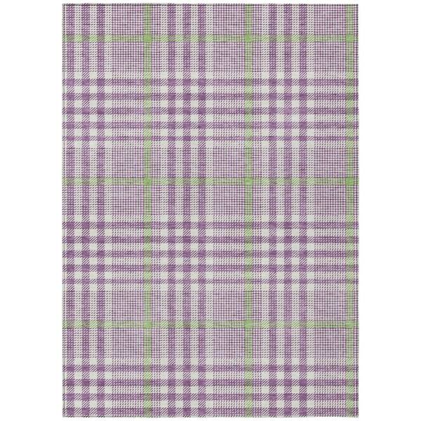 Addison Rugs Chantille Machine Washable Indoor/Outdoor Abstract ACN1054 Purple 8 ft. x 10 ft. Area Rug