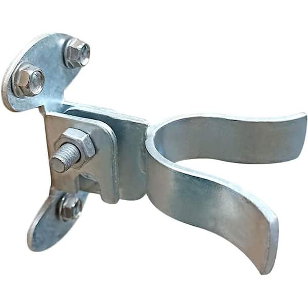 Unbranded Fork Gate Latch Hardware 1-3/8 Flat Back Wall Mount for Wooden Gate Post or Wall Use Galvanized Steel