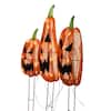 26 in. Halloween Pre-Lit Jack-O-Lantern Garden Stakes Halloween Yard Decoration with LED Lights, Battery Operated
