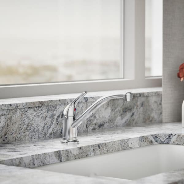 Jolt Single Handle Standard Kitchen Faucet in Polished Chrome