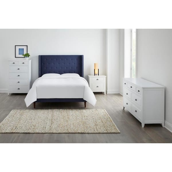 Serenity Upholstered Panel Bed – High Fashion Home