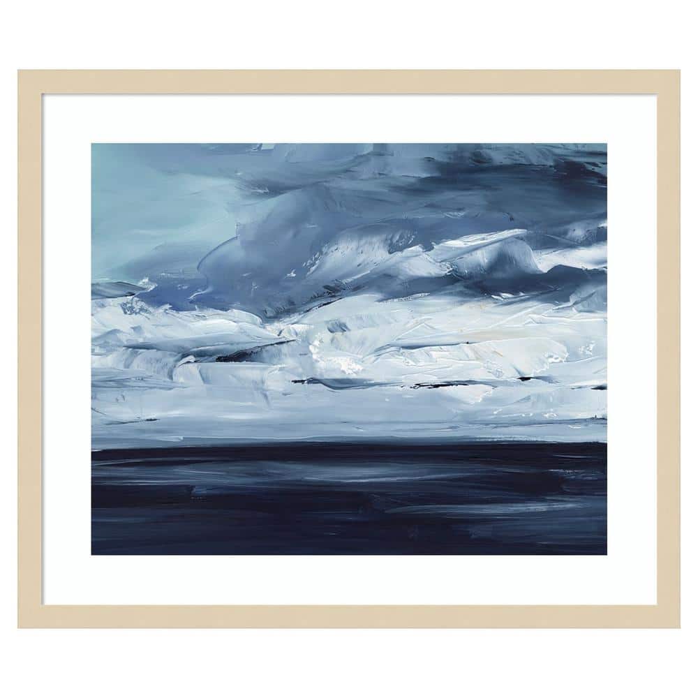 Moonlit Ocean II Svelte Natural Framed Giclee Print