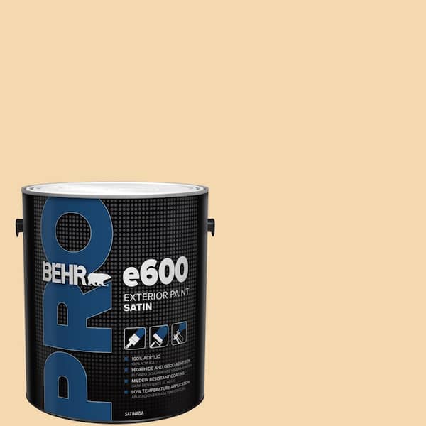 1 gal. #330C-3 Clam Chowder Satin Exterior Paint