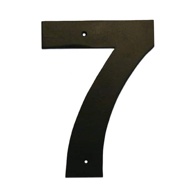 Montague Metal Products 10 in. Helvetica House Number 7