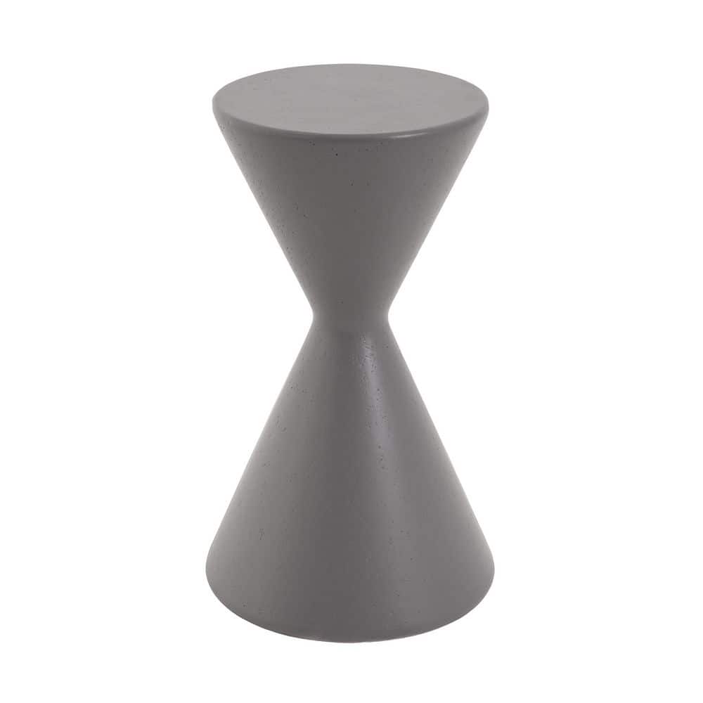 Xyro Indoor/Outdoor Gray MGO Round Garden Decortions Pedestal Plant Stand( 13 in. W x 22.30 in. H ) price history on PriceWatchPro