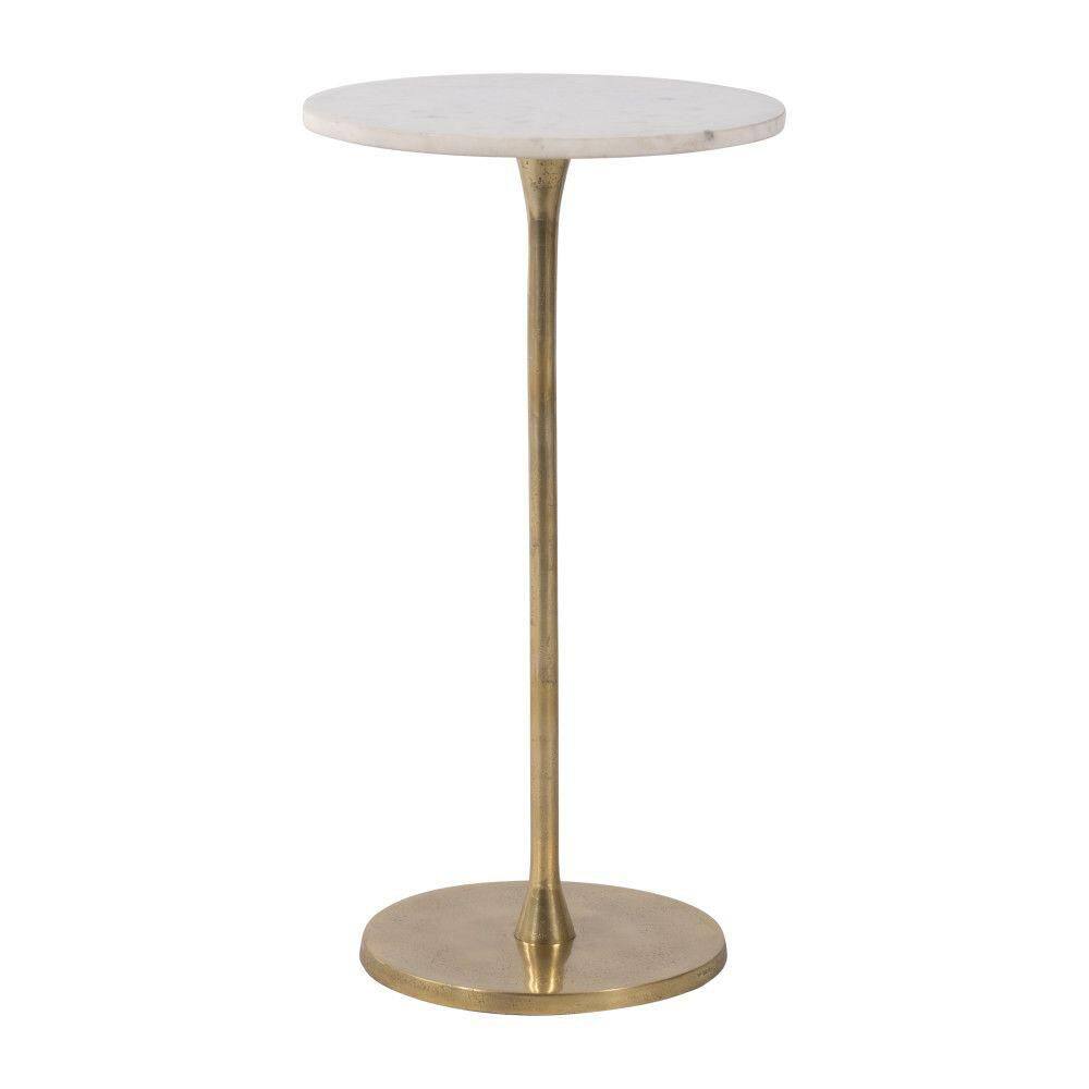 13 in. Gold Metal Round End Table price history on PriceWatchPro