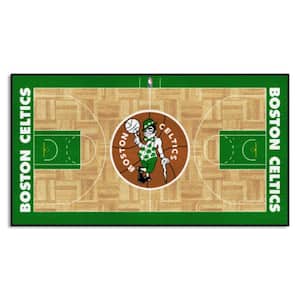 NBA Retro Boston Celtics Green 2 ft. x 4 ft. Court Area Rug