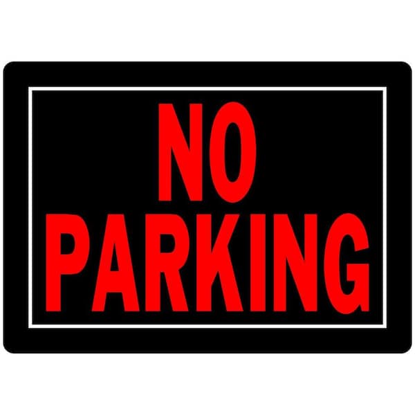 Hillman 10 in. x 14 in. Aluminum No Parking Sign