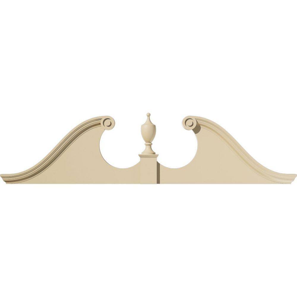 82-in. W x 20-1/2-in. H x 2-3/4-in. P Rams Head Signature Urethane Pediment (Urn Ships Unattached in Box), Primed Tan price history on PriceWatchPro
