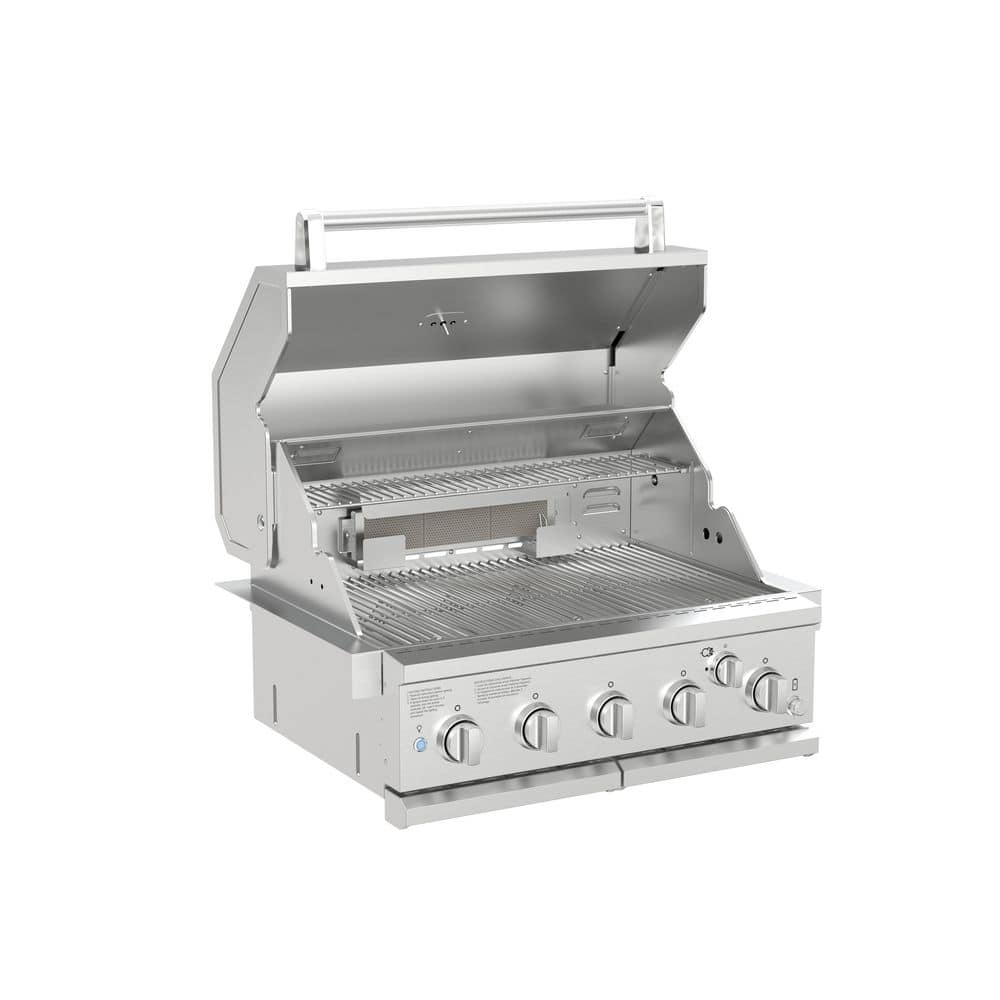 Spire 30" Stainless Steel 5-Burner Built-in Gas Grill