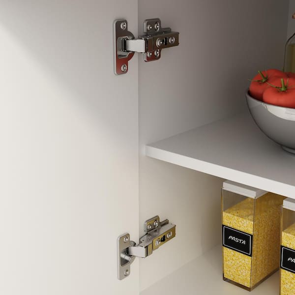 FUFU&GAGA White Wavy Paint Touch Doors Accent Storage