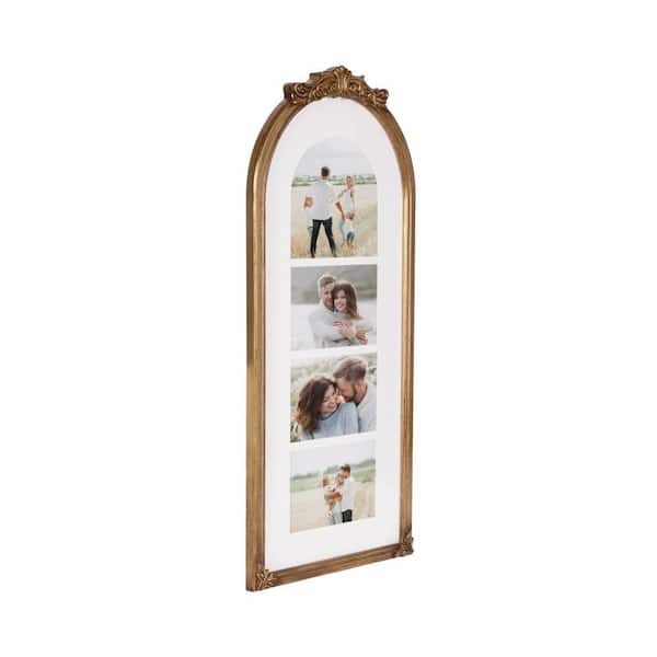 Arendahl 13x30 Gold Wood Hanging Collage Frame