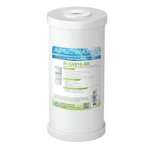 Whole House 4.5 in. x 10 in. 25 Micron High Flow GAC Carbon Water Filter Cartridge
