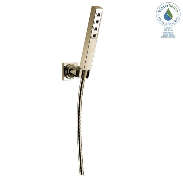 Ara 1-Spray 1.4 in. Single Wall Mount Handheld H2Okinetic Shower Head in Stainless Ara 1-Spray 1.4 in. Single Wall Mount Handheld H2Okinetic Shower Head in Stainless