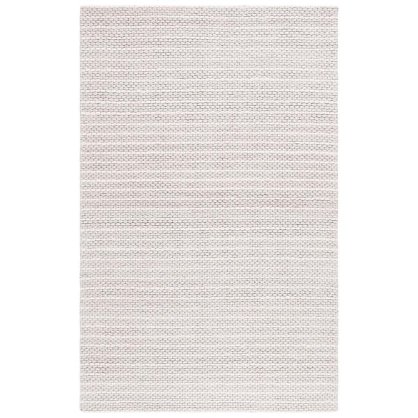 SAFAVIEH Marbella Beige Ivory 4 ft. X 6 ft. Border Striped Area Rug